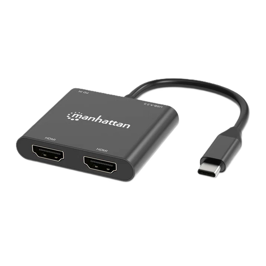 Adaptadores/manhattan/154321/convertidor Usb-c A Hdmi 2 Puertos 4k - Mst