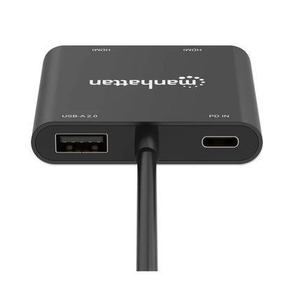 Adaptadores/manhattan/154321/convertidor Usb-c A Hdmi 2 Puertos 4k - Mst