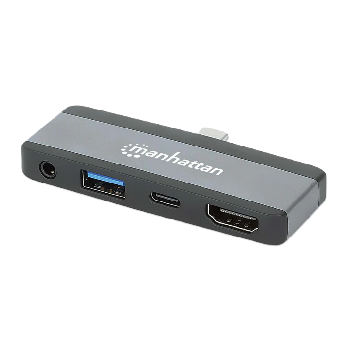 Docking/manhattan/190404/docking Station Usb-c 4 En 1 Adaptador PortÁtil