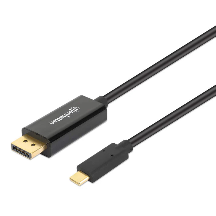 Cable Usb,manhattan,152464,-c A Displayport M 2.0m 4k60hz, Negro