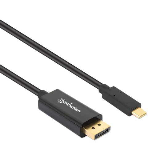 Cable Usb,manhattan,152464,-c A Displayport M 2.0m 4k60hz, Negro