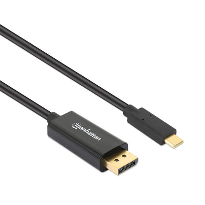 Cable Usb,manhattan,152464,-c A Displayport M 2.0m 4k60hz, Negro