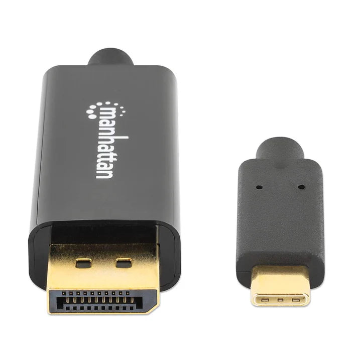 Cable Usb,manhattan,152464,-c A Displayport M 2.0m 4k60hz, Negro