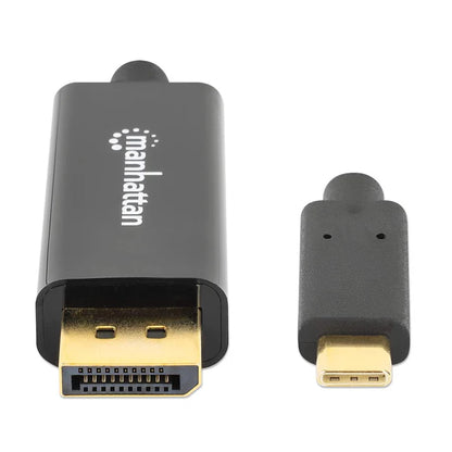 Cable Usb,manhattan,152464,-c A Displayport M 2.0m 4k60hz, Negro
