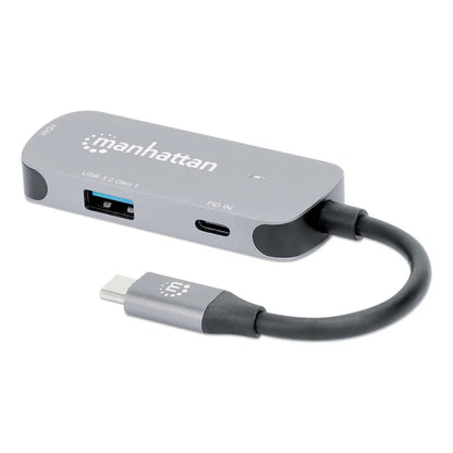 Docking Usb,manhattan,130707,-c 3 Ptos, Hdmi/usb-a/usb-c Pd