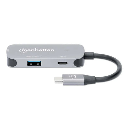 Docking Usb,manhattan,130707,-c 3 Ptos, Hdmi/usb-a/usb-c Pd