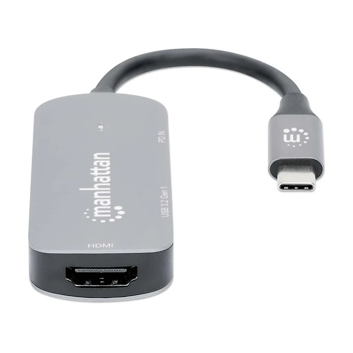 Docking Usb,manhattan,130707,-c 3 Ptos, Hdmi/usb-a/usb-c Pd