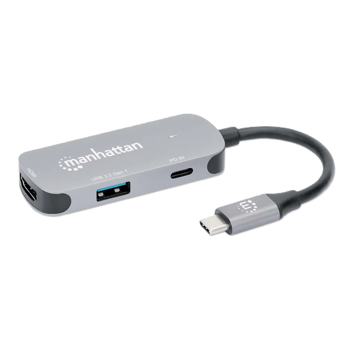 Docking,manhattan,190299, Usb-c  3 Ptos, Hdmi 4k@60hz, Usb-c