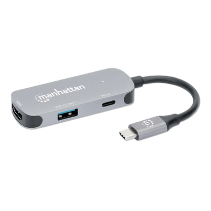Docking,manhattan,190299, Usb-c  3 Ptos, Hdmi 4k@60hz, Usb-c