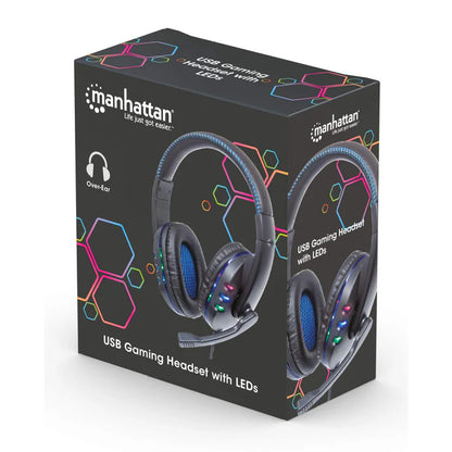 Audifonos Diadema, Manhattan,176088,audifono C/microfono Usb Gaming