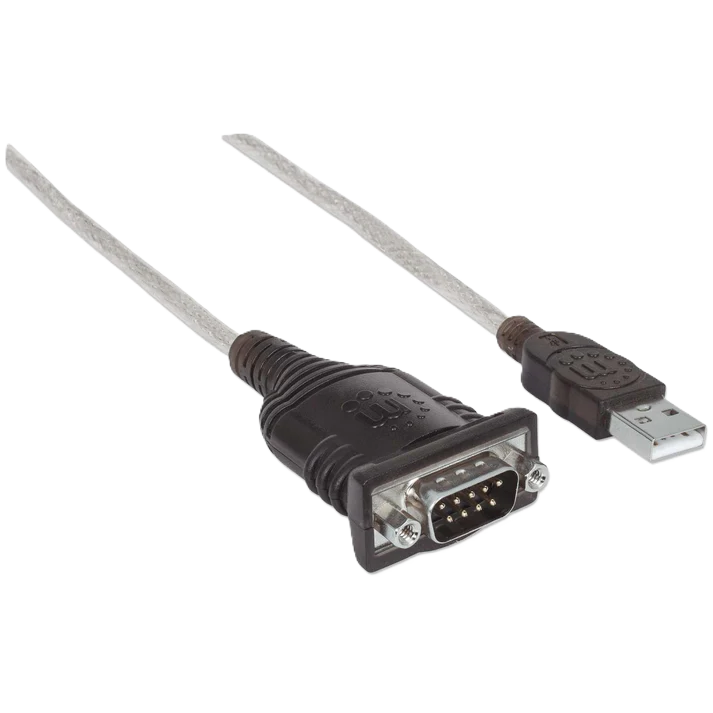 Convertidor Usb A Serial Db9m 0.45 M 256 Kbp Manhattan