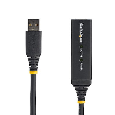 Cable De Extensin Alargador De 10m Usb 2.0 Hi Speed Alta Velocidad Activo Amplificado - Macho A Hembra Usb A - Negro - Startech.com Mod. Usb2aaext10m