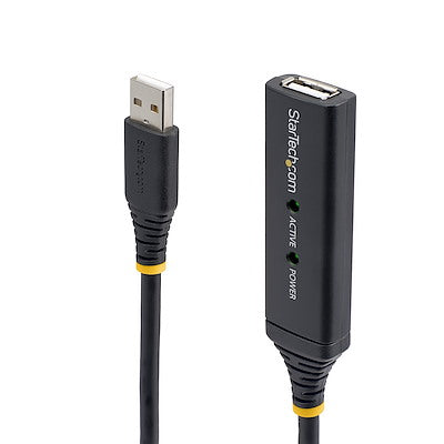 Cable De Extensin Alargador De 10m Usb 2.0 Hi Speed Alta Velocidad Activo Amplificado - Macho A Hembra Usb A - Negro - Startech.com Mod. Usb2aaext10m