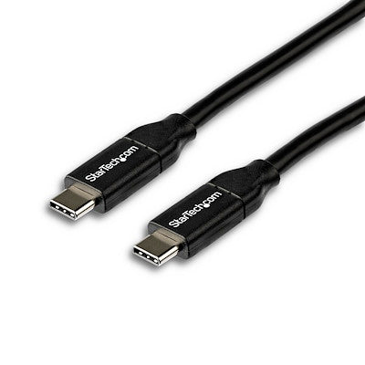 Cable Usb-c De 2m A Usb-c Con Capacidad Para Entrega De Alimentacion De 5a (100w) - Usb Tipo-c - Cable De Carga Usb-c - Usb 2.0 - Startech.com Mod. Usb2c5c2m