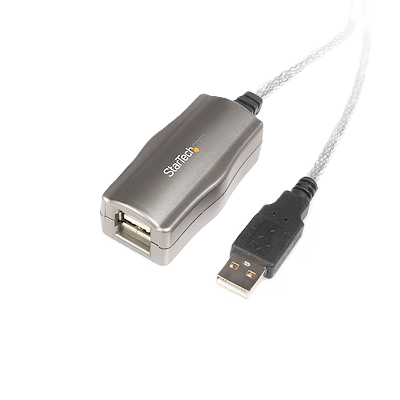Cable De Extension Alargador De 4.5m Extensor Activo Usb 2.0 - Soporta Conexion En Cascada De Hasta 5 Niveles - Macho A Hembra Usb A - Startech.com Mod. Usb2faaext15