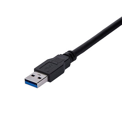 Cable De 1m De Extension Alargador Pasivo Usb 3.0 Superspeed - Macho A Hembra Usb A - Extensor - Negro - Startech.com Mod. Usb3sext1mbk