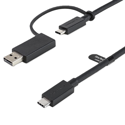 Cable Usb Tipo C De 1m Con Adaptador Usb-a, Usb-c A C , Usb-a A C, Cable Usb C 2 En 1 Para Docks Hibridas - Startech.com Mod. Usbccadp