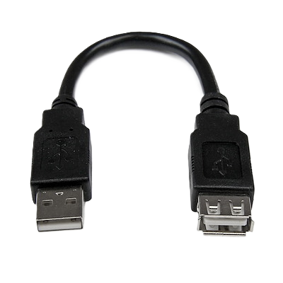 Cable De 15cm De Extension Usb 2.0 - Macho A Hembra Usb-a - Extensor - Startech.com Mod. Usbextaa6in