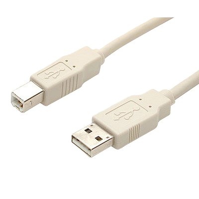 Cable De 3m Usb 2.0 Beige - Usb Tipo-a Macho A Usb-b Macho Para Impresora - Startech.com Mod. Usbfab10