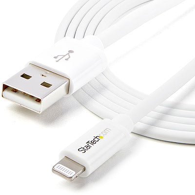 Cable De 2m Lightning De 8 Pin A Usb A 2.0 Para Apple Ipod Iphone Ipad - Blanco - Startech.com Mod. Usblt2mw