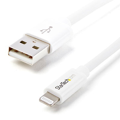 Cable De 2m Lightning De 8 Pin A Usb A 2.0 Para Apple Ipod Iphone Ipad - Blanco - Startech.com Mod. Usblt2mw