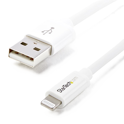 Cable De 2m Lightning De 8 Pin A Usb A 2.0 Para Apple Ipod Iphone Ipad - Blanco - Startech.com Mod. Usblt2mw