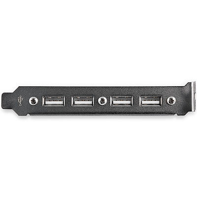 Bracket Adaptador Cabezal De 4 Puertos Usb 2.0 Con Conexion A Placa Base 2x Idc10 - Startech.com Mod. Usbplate4
