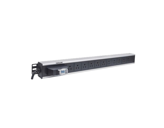 Barra Pdu,intellinet,713955, 12 Cont. Gab/rack, Vertical, Contra Corto Circuito