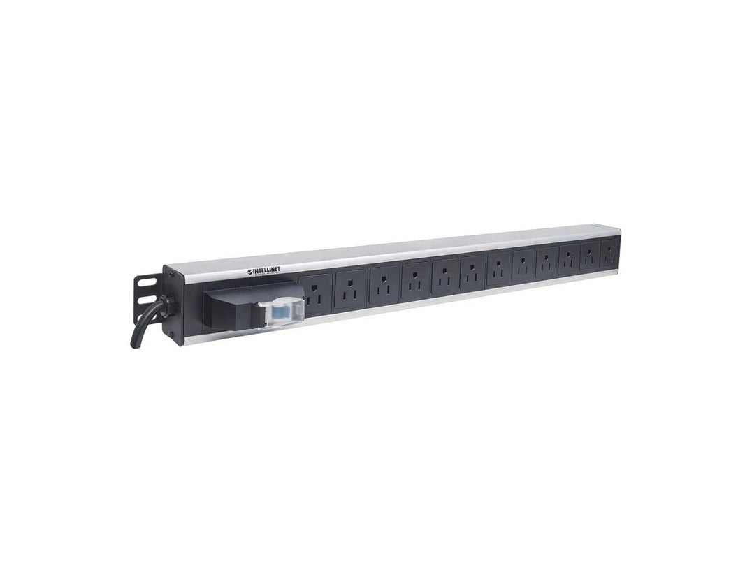 Barra Pdu,intellinet,713955, 12 Cont. Gab/rack, Vertical, Contra Corto Circuito