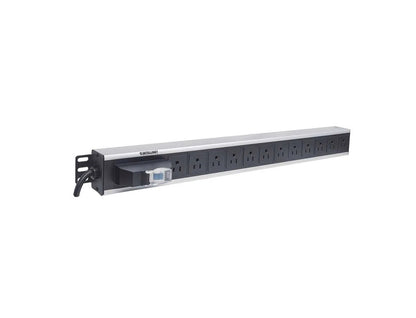 Barra Pdu,intellinet,713955, 12 Cont. Gab/rack, Vertical, Contra Corto Circuito