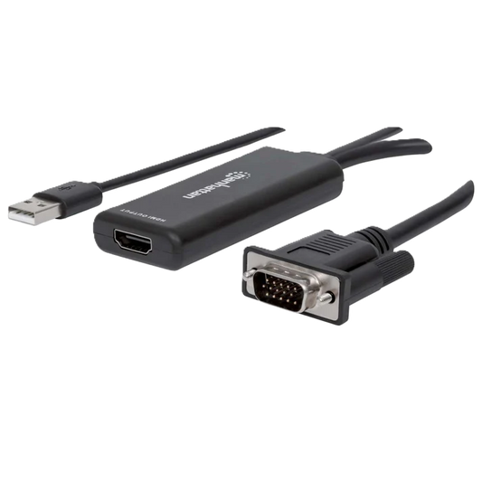 Convertidor Video,manhattan,152426, Svga+audio Usb A Hdmi