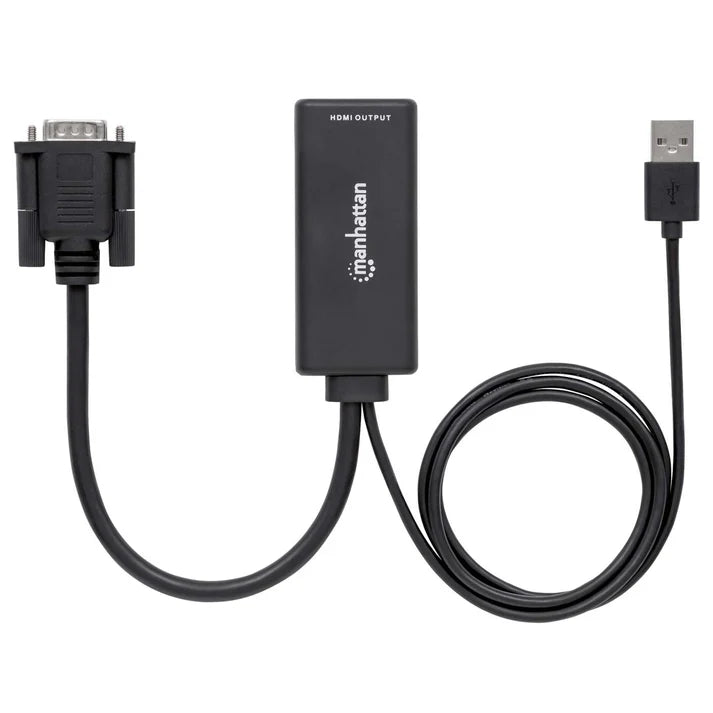 Convertidor Video,manhattan,152426, Svga+audio Usb A Hdmi