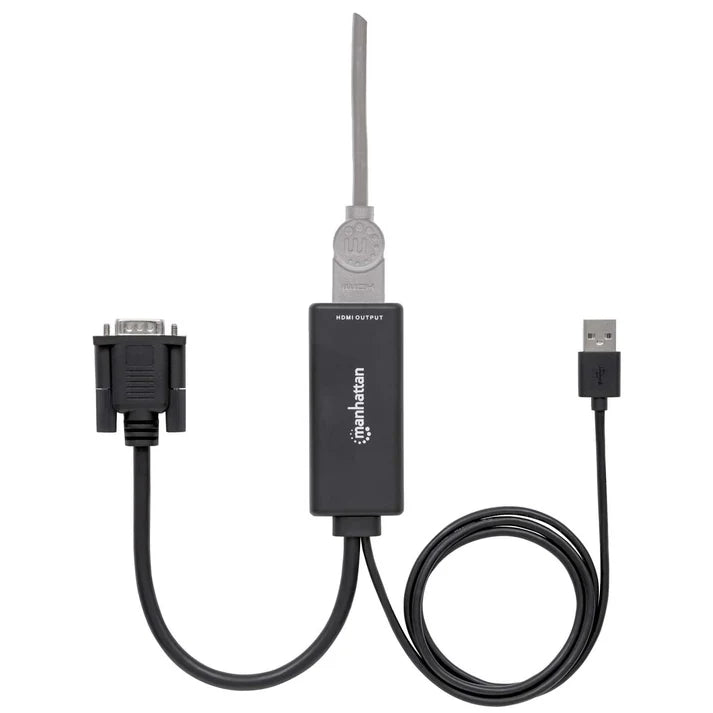 Convertidor Video,manhattan,152426, Svga+audio Usb A Hdmi