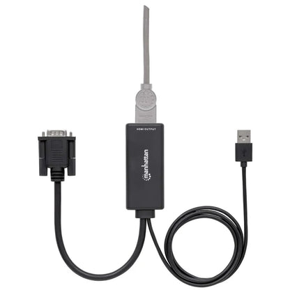 Convertidor Video,manhattan,152426, Svga+audio Usb A Hdmi