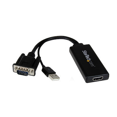 Adaptador Vga A Hdmi Con Audio Y Alimentacin Usb Convertidor Vga A Hdmi Porttil 1080 P - Startech.com Mod. Vga2hdu