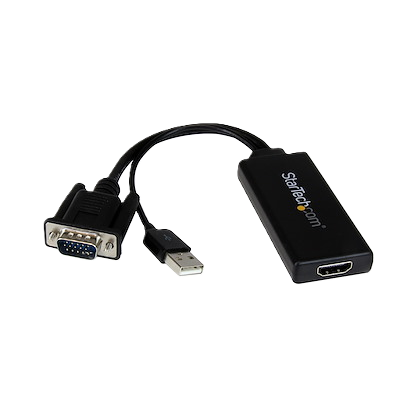 Adaptador Vga A Hdmi Con Audio Y Alimentacin Usb Convertidor Vga A Hdmi Porttil 1080 P - Startech.com Mod. Vga2hdu