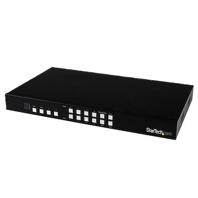 Switch Conmutador Matrix Hdmi 4x4 Con Multivisor Videowall O Imagen E Imagen Pap - Startech.com Mod. Vs424hdpip