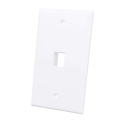 Tapa Faceplate,intellinet,163286, 1 Perforacion Blanco