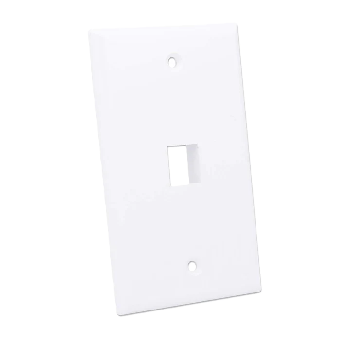 Tapa Faceplate,intellinet,163286, 1 Perforacion Blanco