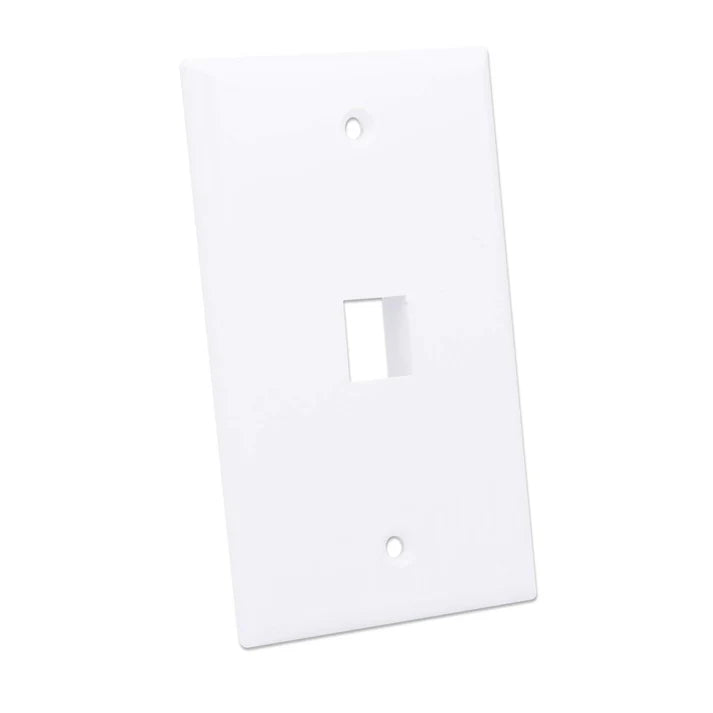 Tapa Faceplate,intellinet,163286, 1 Perforacion Blanco