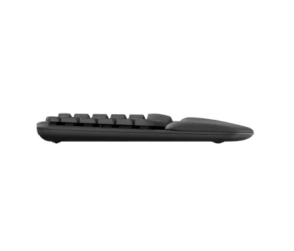 Teclado Logitech Wave Kyes Grafito Inalambrico Ergonomico Easy-switch Bluetooth Logi Bolt