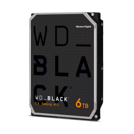 Disco Duro Interno Wd Black 6tb 3.5 Escritorio Sata3 6gb/s 256mb 7200rpm Gamer/alto Rendimiento  Wd6004fzbx