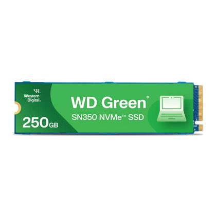 Unidad De Estado Solido Ssd Interno Wd Green Sn350 250gb M.2 2280 Nvme Pcie Gen3 Lect.2400mbs Escrit.1500mbs Pc Laptop Minipc Wds250g2g0c