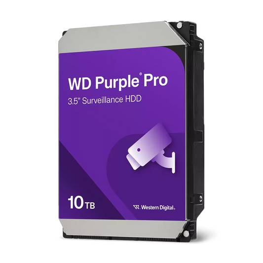 Disco Duro Purple Pro De 10 Tb / 7200 Rpm / Optimizado Para Soluciones De Videovigilancia Con Analiticos (meta Data) / Uso 24-7 / 5 Años De Garantia