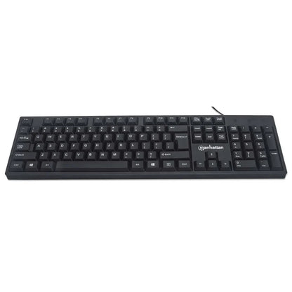 Teclado,manhattan,179324, Mx Usb Cableado