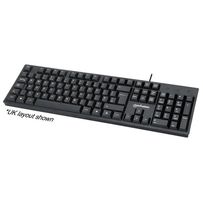 Teclado,manhattan,179324, Mx Usb Cableado