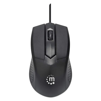 Teclado Y Mouse,manhattan,178464, Óptico Usb Cableado, Combo