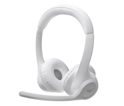 Audifonos Diadema Logitech Zone 300 Inalambricos Bluetooth Recargable Type C Blanco