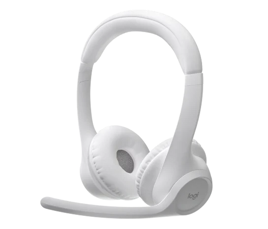 Audifonos Diadema Logitech Zone 300 Inalambricos Bluetooth Recargable Type C Blanco