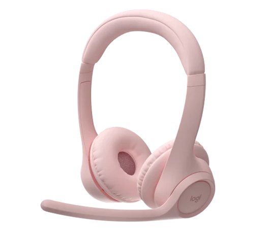 Audifonos Diadema Logitech Zone 300 Inalambricos Bluetooth Recargable Type C Rosa